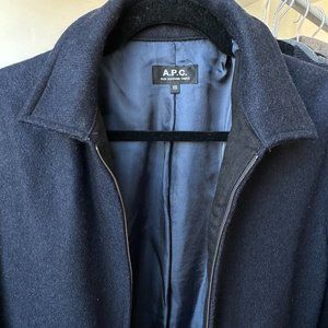 APC Wool Navy Jacket